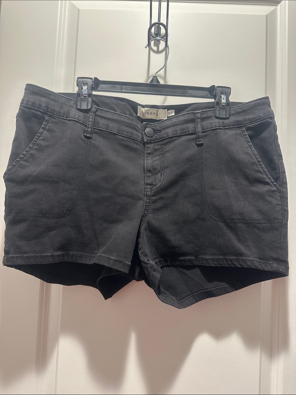 Forcast Black High-Waist Casual Shorts
